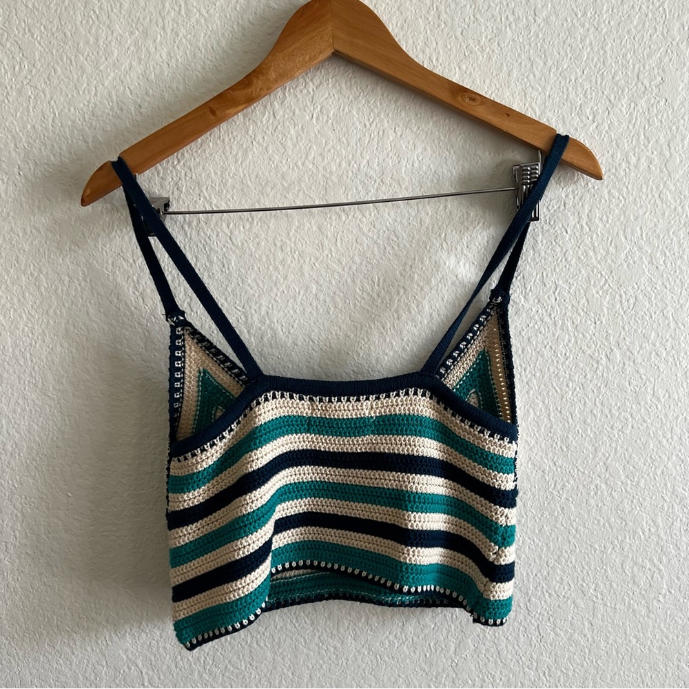 Urban Outfitters Crochet Cropped Cami Sz L NWOT - Picture 6 of 6